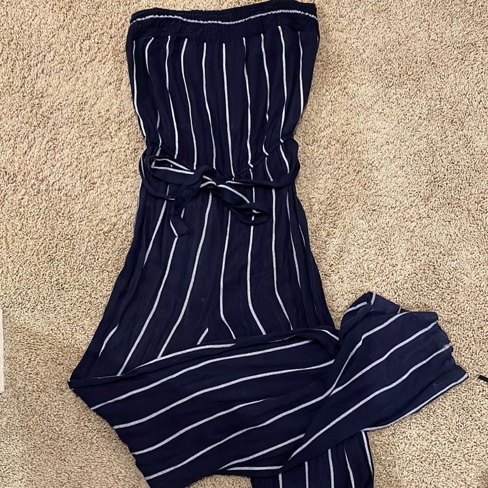 Strapless romper